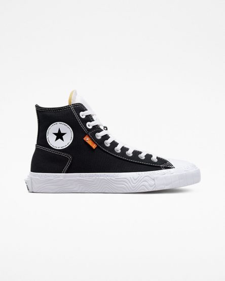 Tenisky Vysoke Converse Chuck Taylor Alt Star Platene Panske Čierne Biele | SK FKYBC3